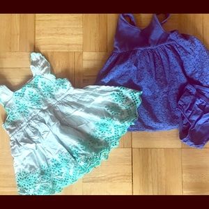 Cat and Jack and GAP summer dresses, 6-12 months
